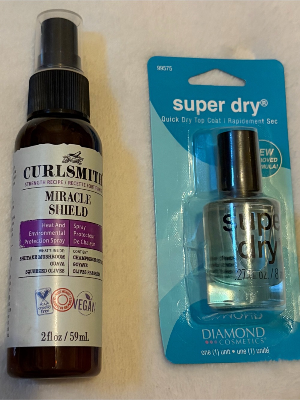 Miracle Shield Heat & Environmental Protection Spray — Curlsmith & Nail glue